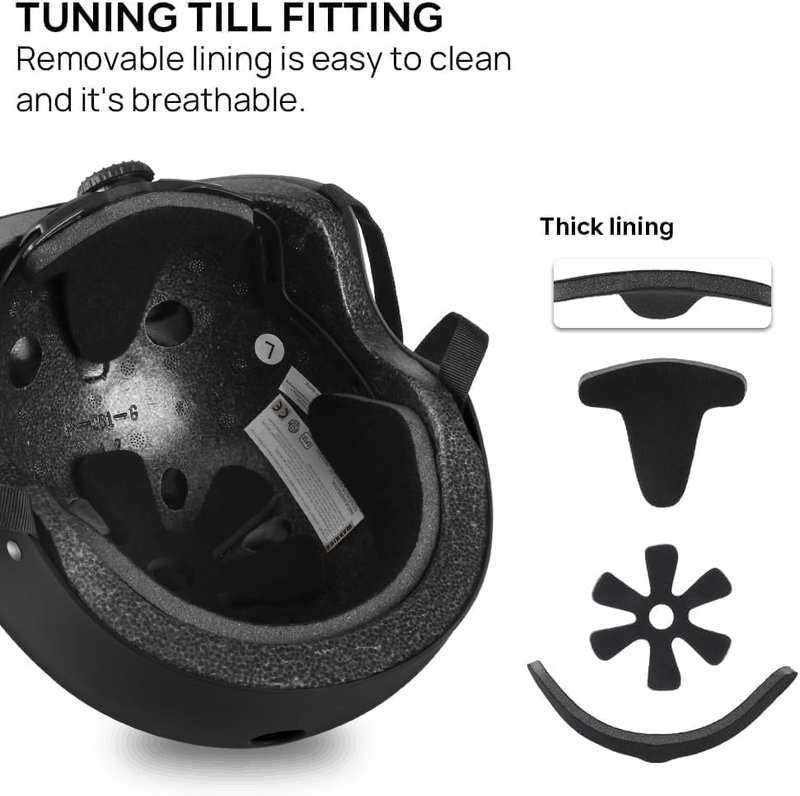 KIRLI Skateboard Helmet - Lightweight, Adjustable & Ventilated Helmet for Scooter, Roller Skate, Inline Skate image number 5