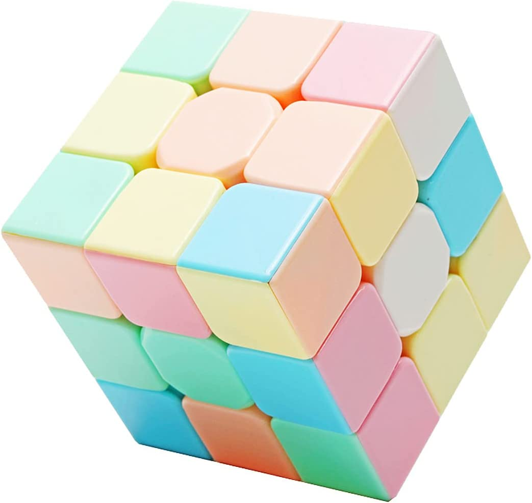 Cuberspeed Moyu Mofang Jiaoshi Macaron Meilong 3X3 Stickerless Magic Cube MFJS MEILONG 3X3X3 Cubing Classroom Meilong 3X3 Macaron Speed Cube image number 1