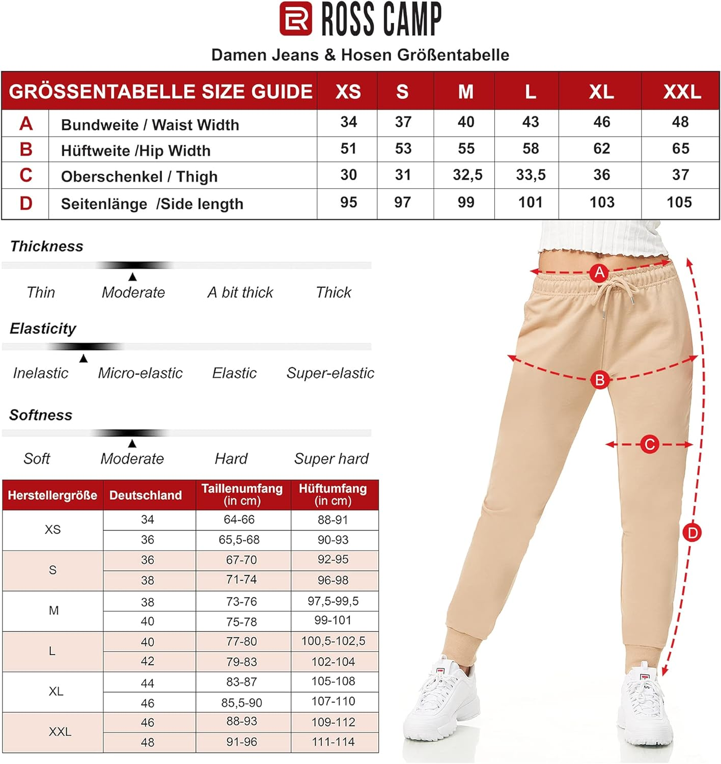 Women'S Jogging Bottoms, Sports Trousers, Women'S Cotton, Training Trousers, Fitness High Waist, Sweatpants, Slim Fit, Casual Trousers, Long, Jogging Trousers, Running Trousers, Modern image number 4