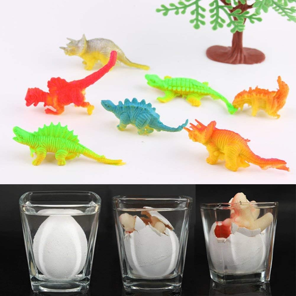 Hatching Grow Dinosaur Toys, 4 Pack Large Size Crack Growing Dinosaur Egg That Hatch in Water Easter Dino Eggs for Science Educational Party Supplies Birthday Gifts Kids Boys Girls image number 2