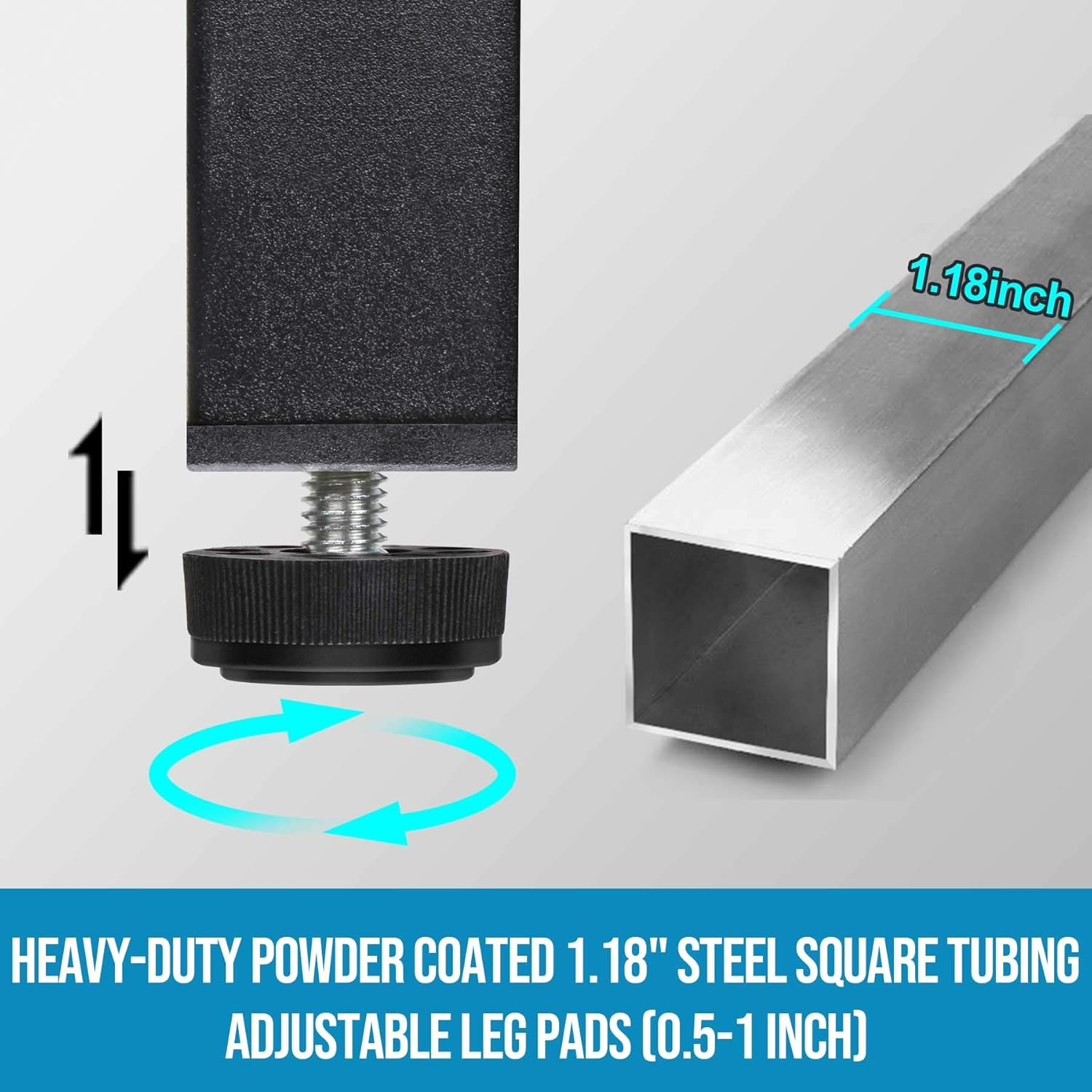 Aquzee Modern Black Computer Desk with Bookshelves, Multi-Functional Office Desk, Sturdy and Durable, Easy Assembly, Spacious Storage image number 2