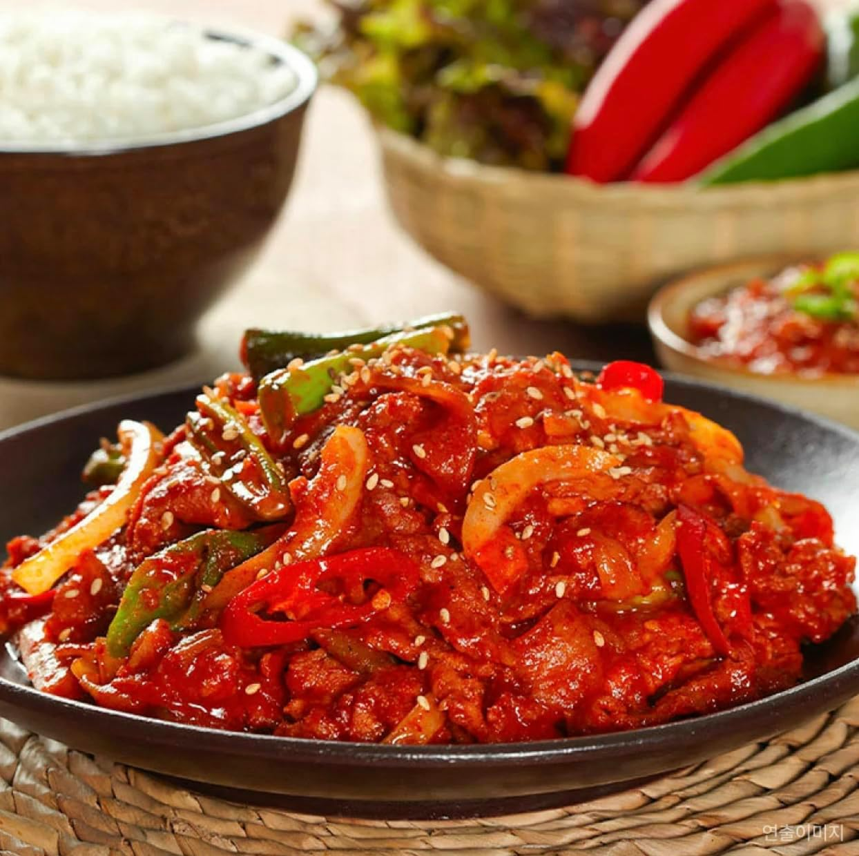 CJ Beksul Pork Bulgogi Spicy Sauce 500 G image number 2