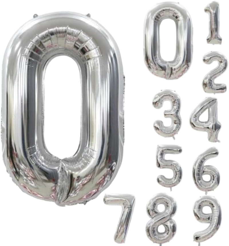 40 Inch Number Balloons Gold Color Foil Balloons Number Balloon Decoration for Birthday Wedding Engagement Christmas Holiday Party Decoration Supplies (Gold-3)