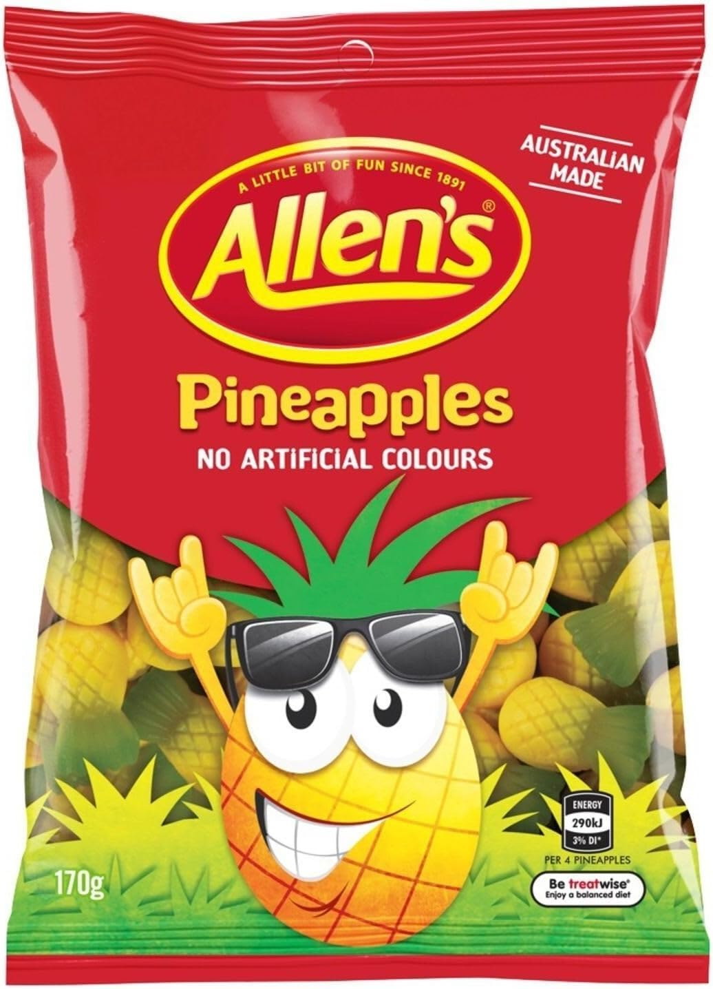 Allen'S Pineapple Flavoured Jelly 170 G