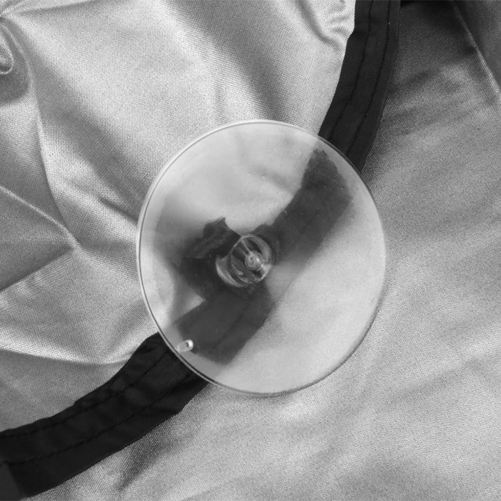 ULTECHNOVO XL Waterproof Car Half Cover 132 Inch Sunshade Rain Cover Shield Front Window Protector for Convertible Weatherproof Car Shield image number 4