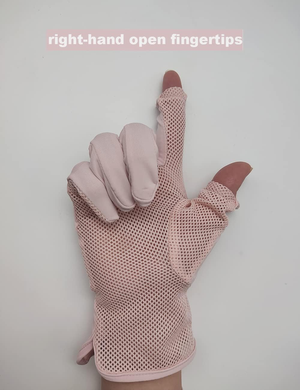 Women'S UPF 50+ Summer Breathable UV Protection Touch Screen Driving Gloves