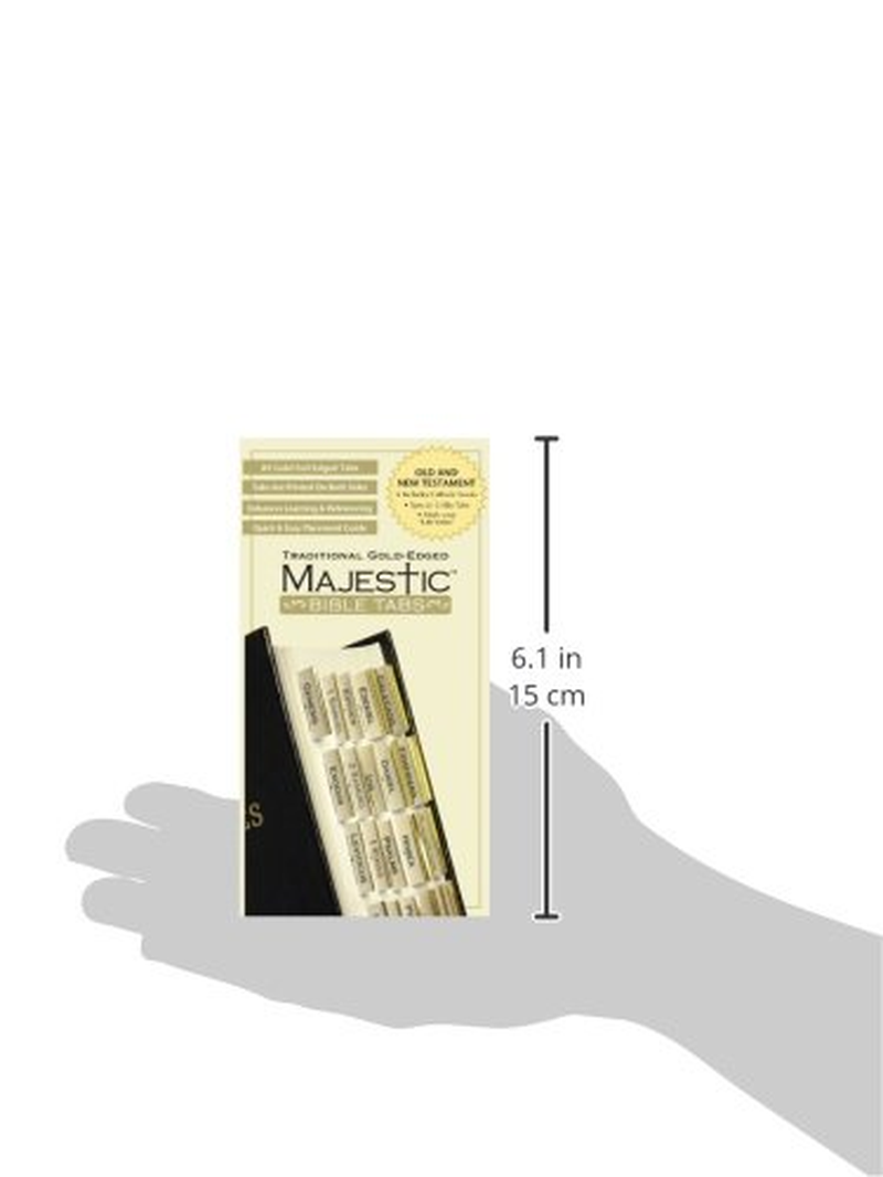 Majestic Traditional Gold-Edged Bible Tabs image number 4