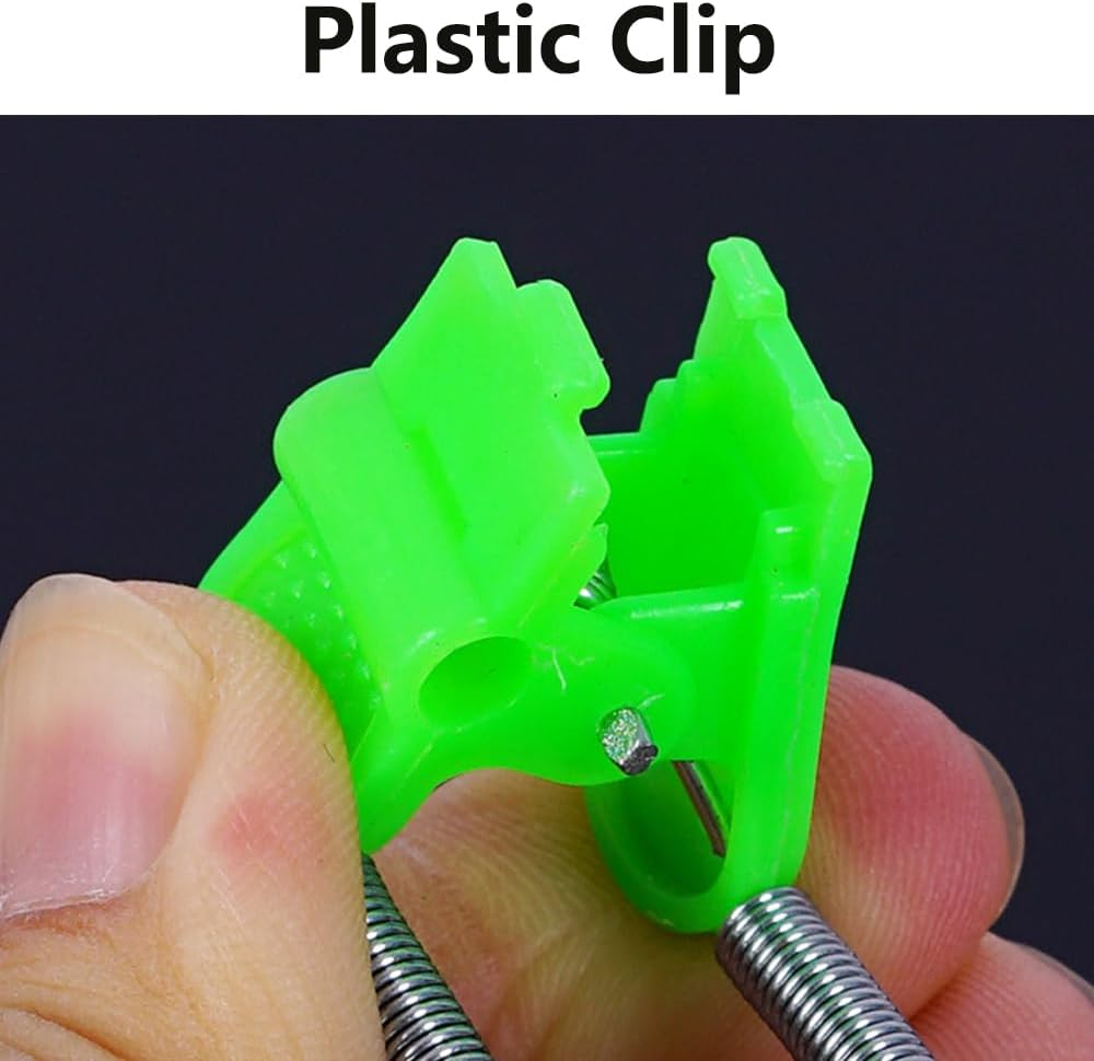 100Pcs Fishing Rod Bite Alarms, Tackle Loud Dual Alert Bells Fishing Rod Bite Alarm Bell, Special Double Bell the Signal Is Crisp and Loud, Accurate image number 4