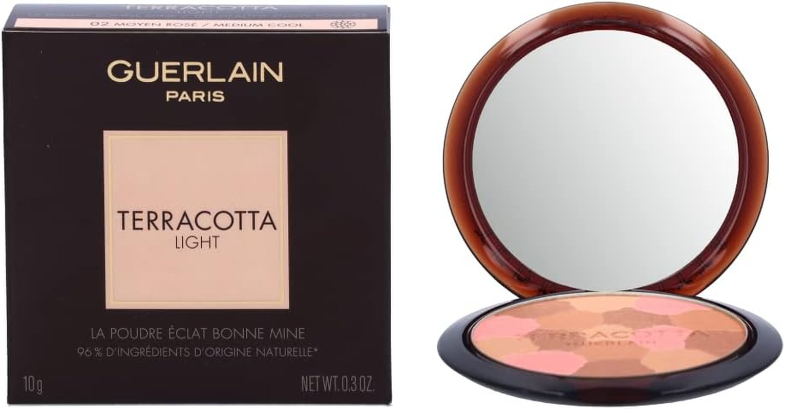 Terracotta Light Natural Healthy Glow Powder - 02 Medium Cool by Guerlain for Women - 0.3 Oz Powder image number 3