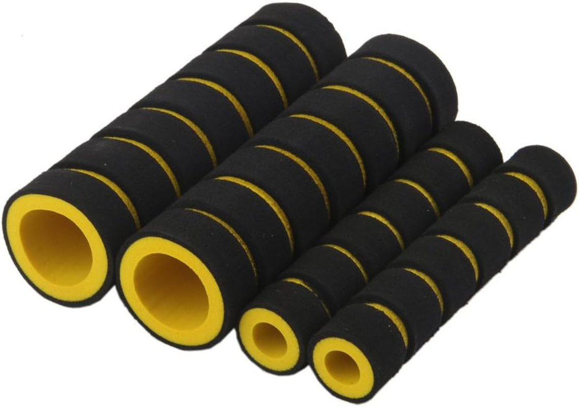 4Pcs Motorcycle Motorbike Handle Grip Lever Lever Foam Sponge Cover image number 1