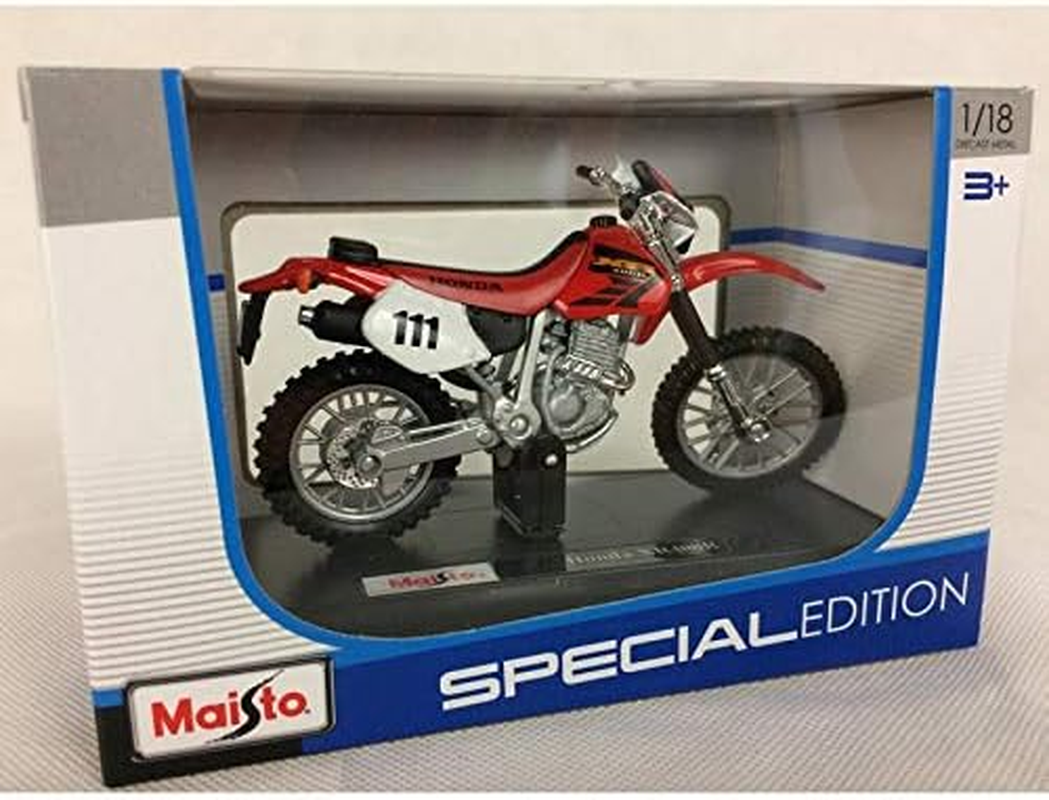 Maisto 1/18 Scale Honda XR400R Die-Cast Motorcycle, Special Edition, Unisex, All Ages image number 1