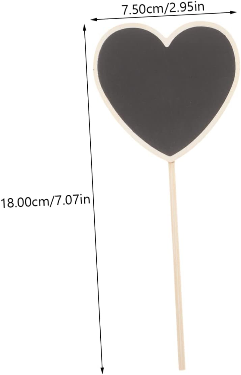 Yardenfun 30Pcs Heart Shape Plant Labels Gardening Markers for Plant Name Tags Garden Decorations and Flower Classification for Home and Outdoor Use image number 6