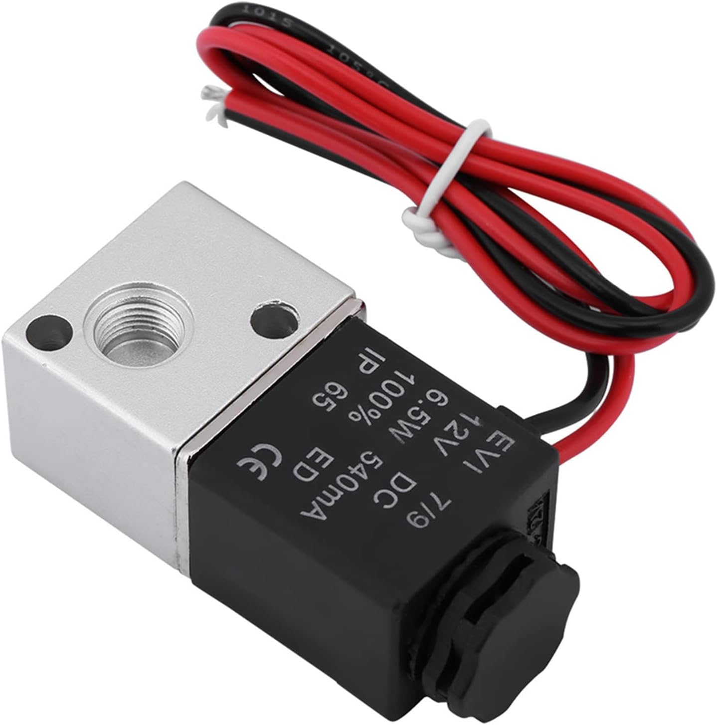 12V/24V 12V/24V Electric Solenoid Air Valve 1/8" BSP 1/8" Brass Electric Solenoid Valve (DC12V) image number 1