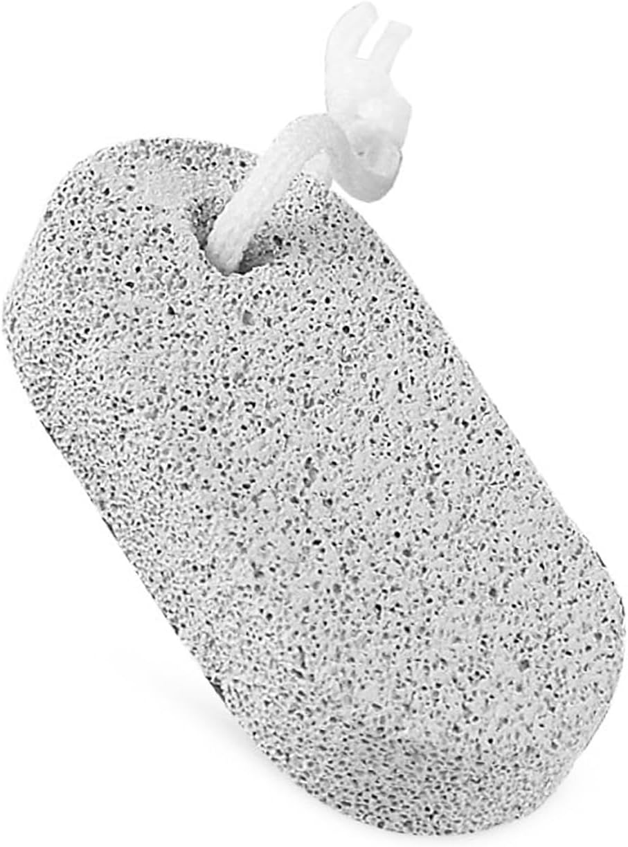 Pumice Stone for Feet/Hands/Body, Natural Lava Pumice Stone for Dead Hard Skin Removal, Foot Scrubber, White Calluse Remover, Foot File for Men/Women for Exfoliation(Oval) image number 1