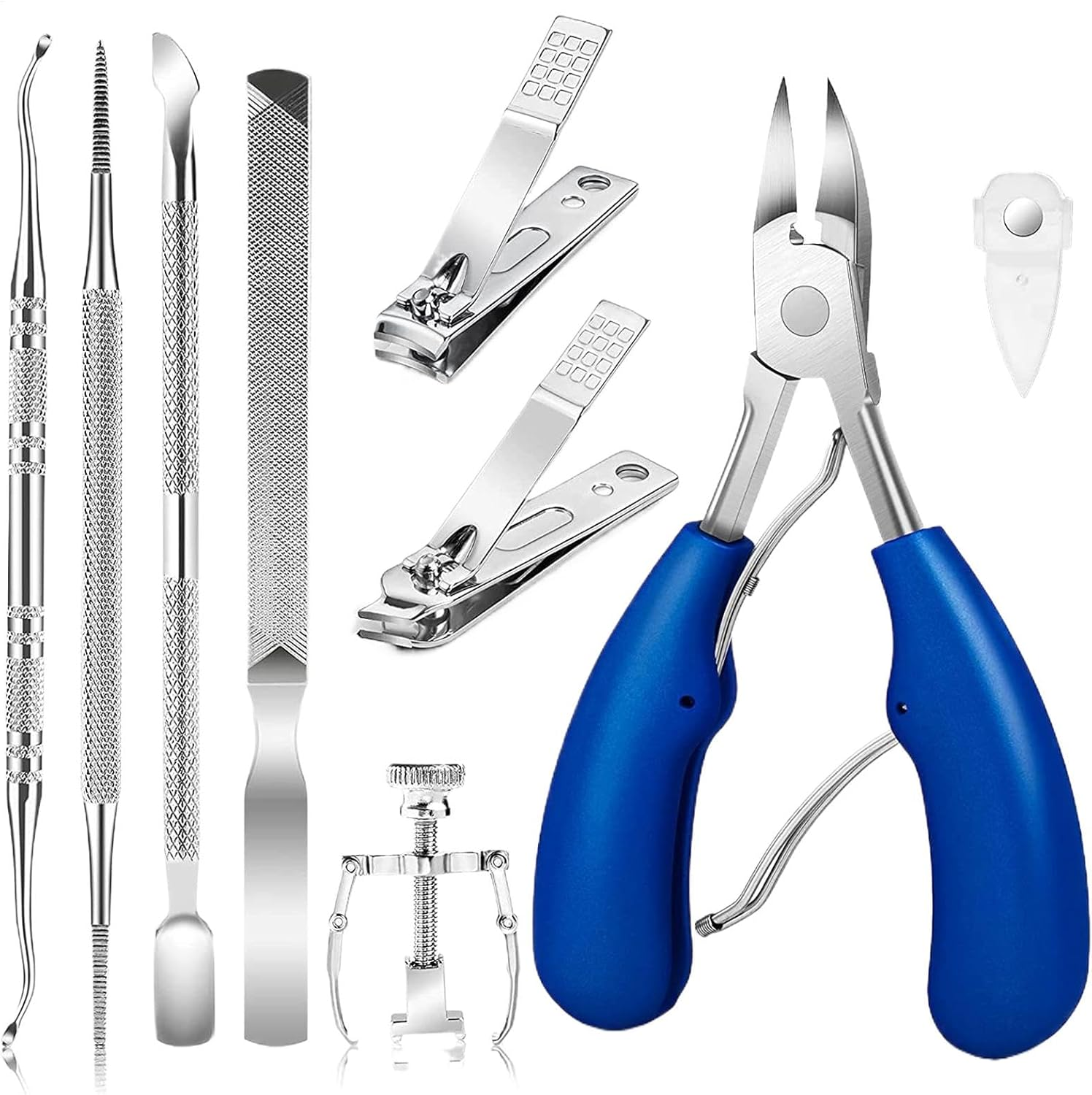 Toenail Clippers for Seniors | Stainless Steel Heavy Duty Toenail Pliers,Women Men Nails Tools Pedicure Equipment for Dirt Cleaning for Business Trip, Dormitory image number 5