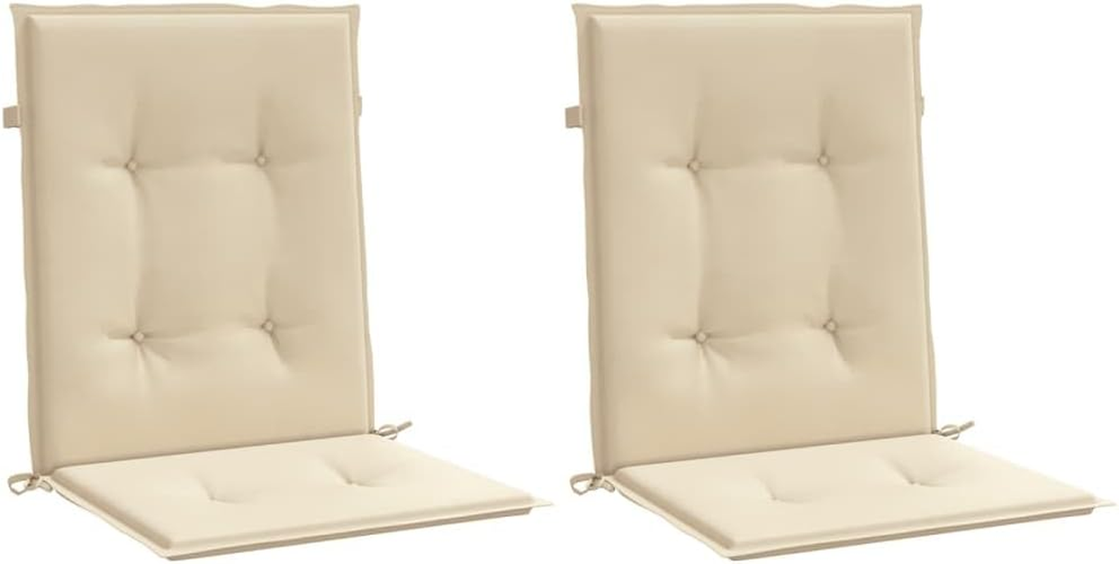 Vidaxl Outdoor/Indoor Low-Back Chair Cushions Set - Anthracite Oxford Fabric, Water-, Non-Slip for Garden/Patio/Office Furniture