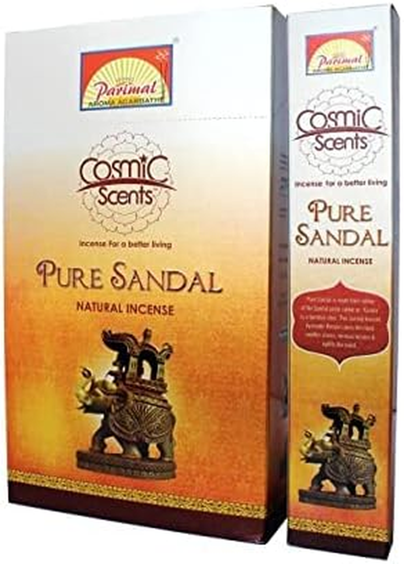 Parimal Cosmic Scents Pure Sandal Incense Sticks 12 X 16G