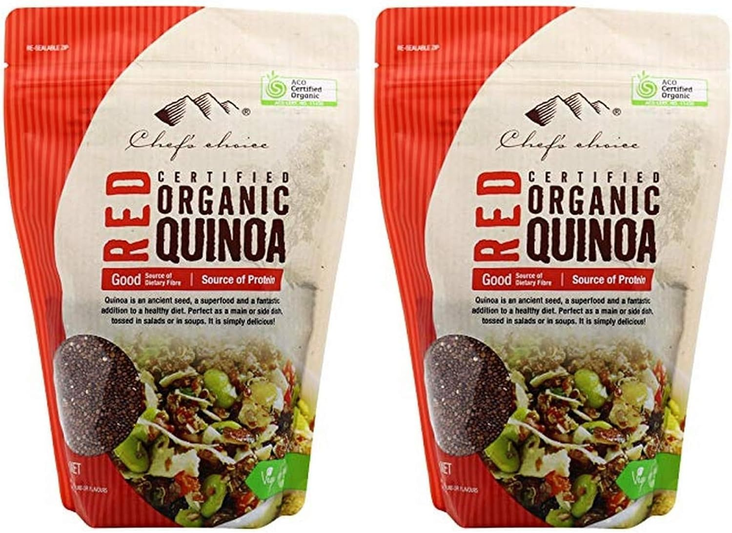 Chef'S Choice Organic Red Quinoa, 500 G image number 1