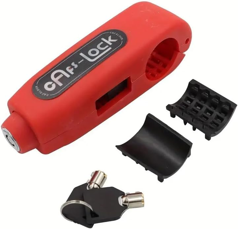 AIMALL Motorcycle Handlebar Lock Anti-Theft Electric Car Grip Lock with Copper Core for Scooters and Bikes