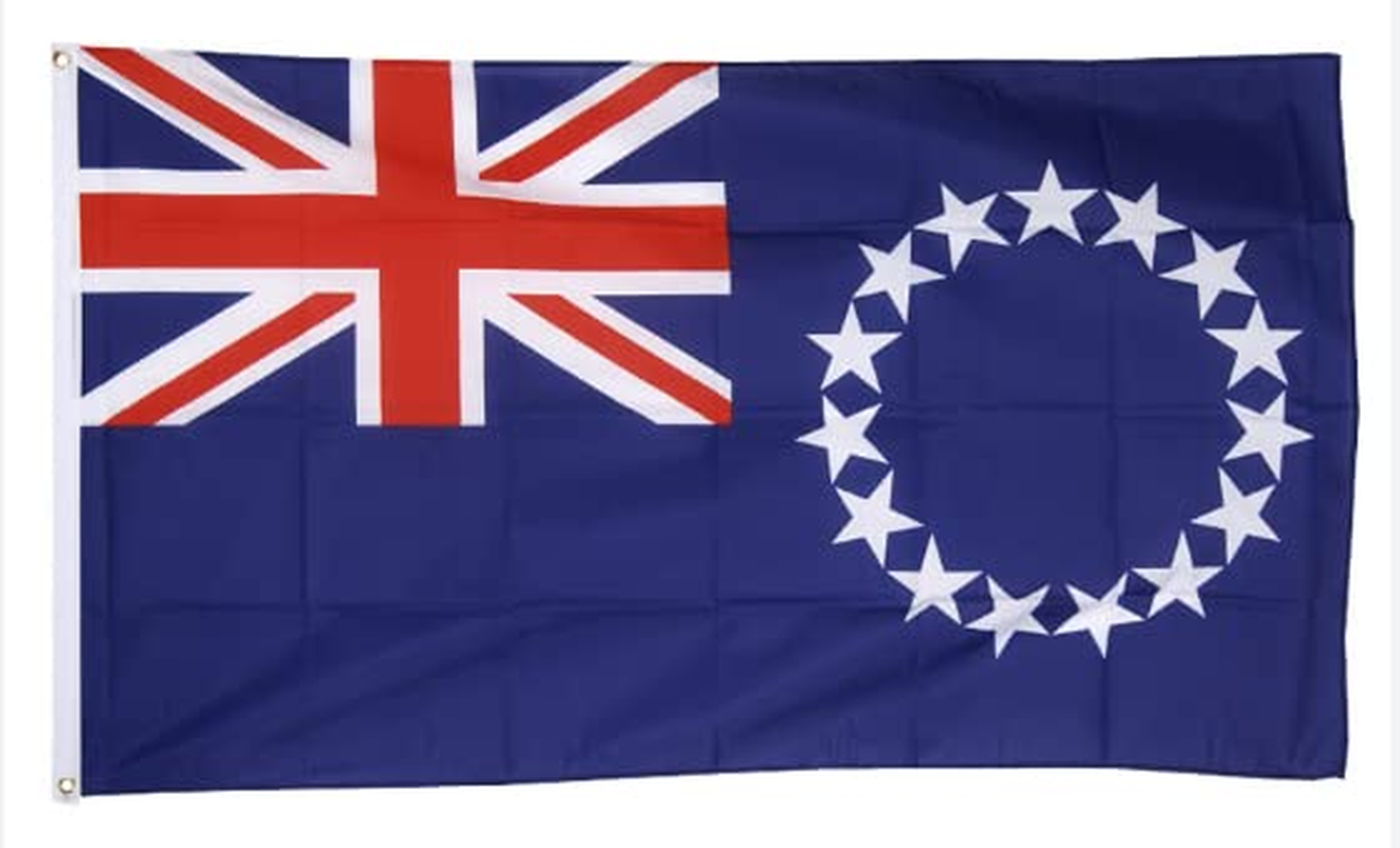 Cook Islands Country Flag | Double Stitched National Flag of Cook Islands Use for Indoor-Outdoor Purpose | Lightweight, Bright & Vivid Colors, Flag of Cook Islands image number 4