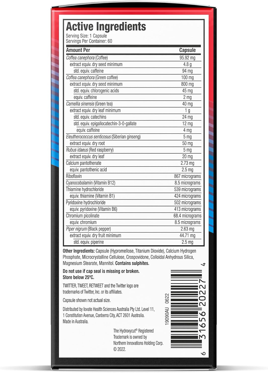 Hydroxycut Hardcore 60Ct AU image number 4