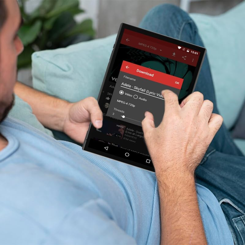 10 Inch Tablet Android 15 Tablet PC, 10.1" Android Tablets DDR4 8GB RAM(5GB Expand) 32GB ROM 2MP+8MP Dual Camera Wifi-6 BT Support 1TB Expand 10 in IPS Tab 6000Mah Battery Powerful Performance Tablets - Blue image number 5