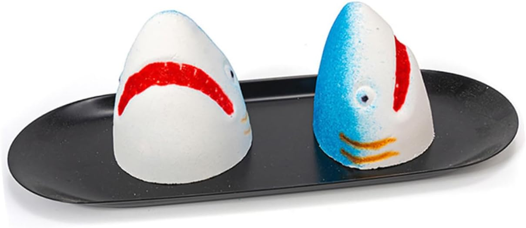 Healeved 3Pcs Festive Shark Bath Ball Natural Bathing Salt Bombs Scent for Relaxation image number 1