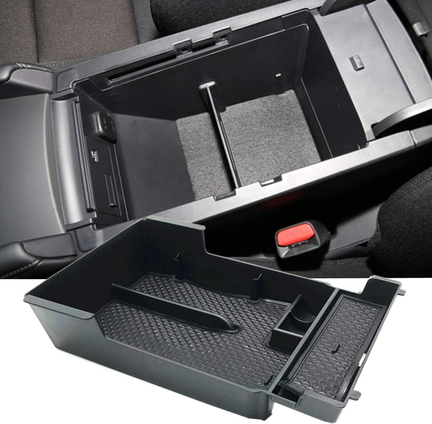 Compatible with Mazda 3 2019-2024 Accessories Center Console Tray Organizer, Armrest Secondary Storage Box image number 4