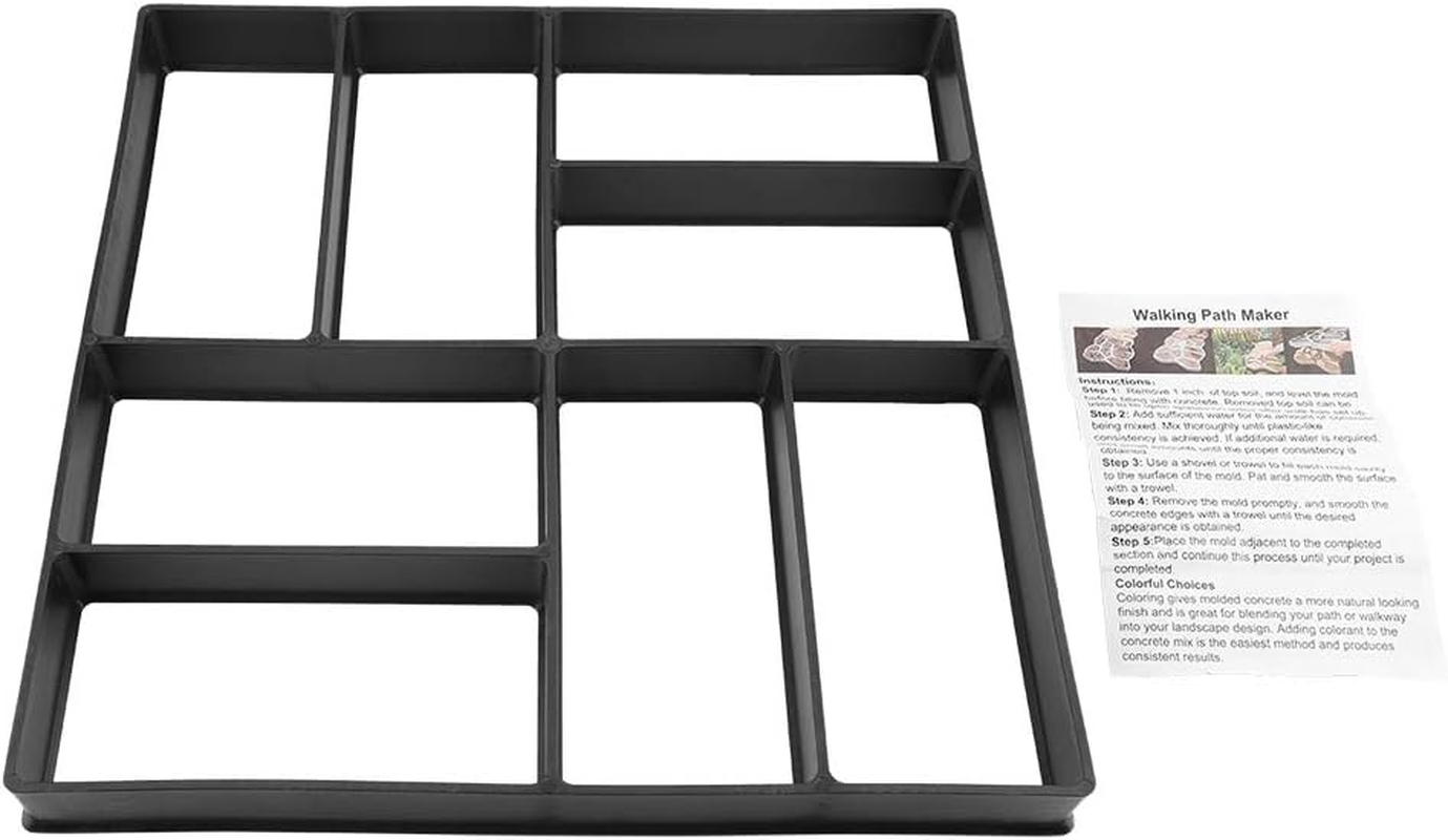 Paving Pavement ,Paving Pavement Concrete Mould Stepping Stone Garden Lawn Paver Walk image number 1