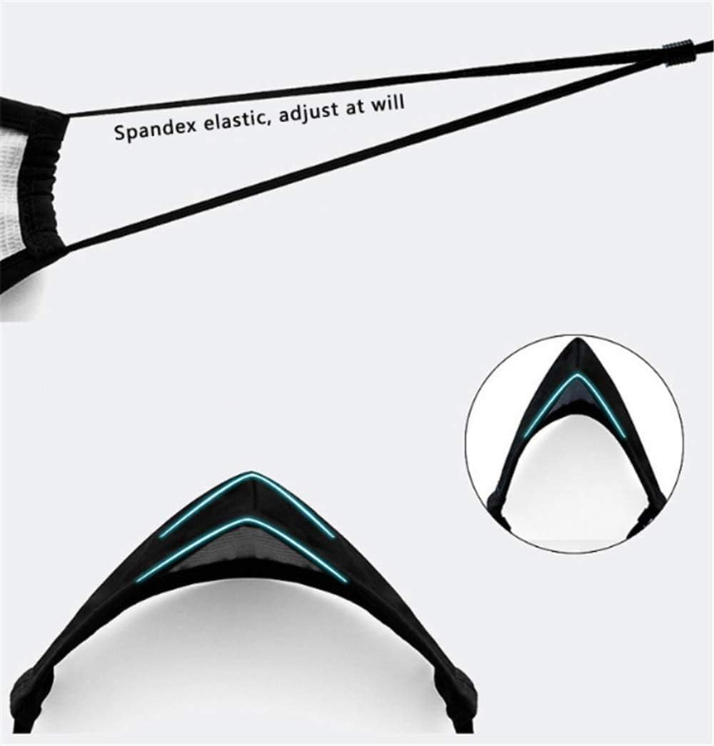 Dust Mask, JIAMO Activated Carbon Dustproof Mask, 2 Pcs Cotton Mask with 4 Extra Carbon Filters for Pollen Allergy Woodworking Mowing Running Cycling Outdoor Activities(Black) image number 6