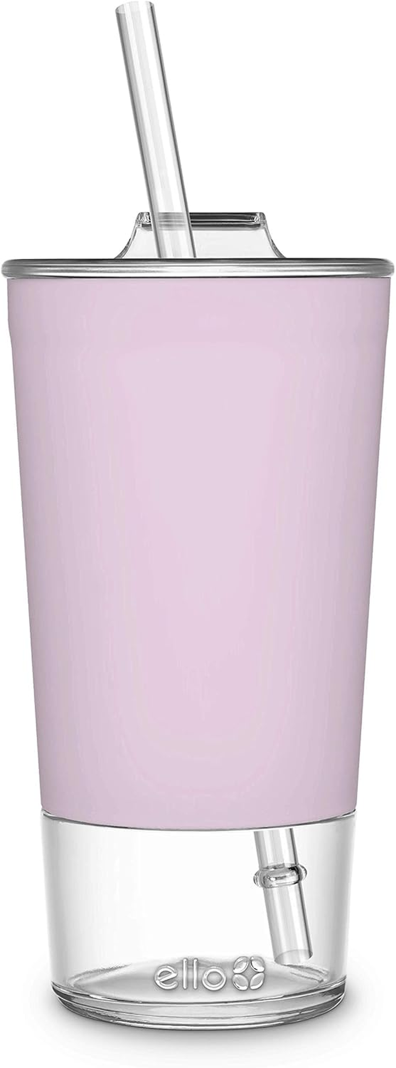 Ello Tidal Glass Tumbler with Straw