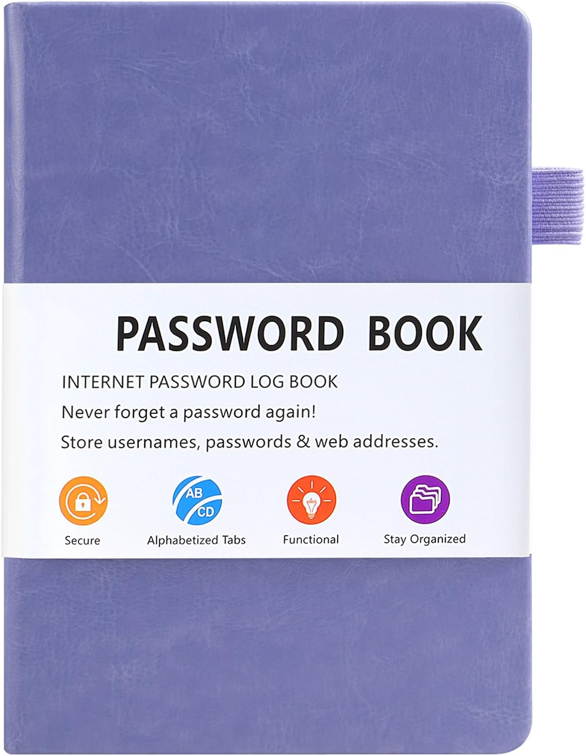 B6 Password Book with Alphabetical Tabs,Password Keeper Book Pocket,Hardcover Password Book Small,Internet Password Book for Computer Website Logins&Internet Address Password Organizer(Blue)