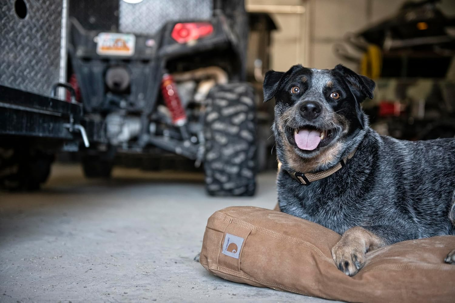 Carhartt Firm Duck Dog Bed, Durable Canvas Pet Bed image number 5