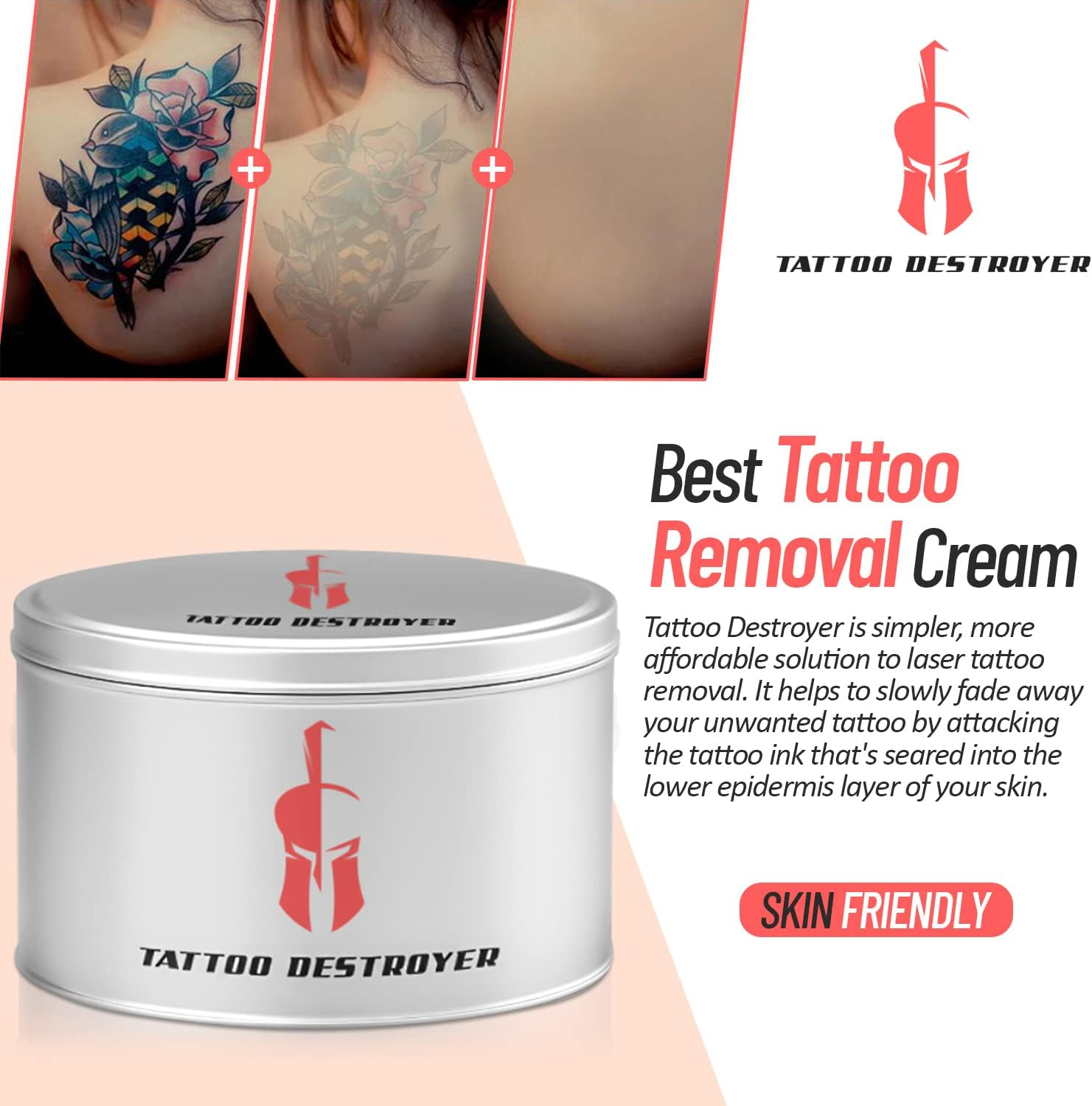 Tattoo Removal Cream Natural Fading System Wrecking Balm 2 Week Spartan Perform image number 1