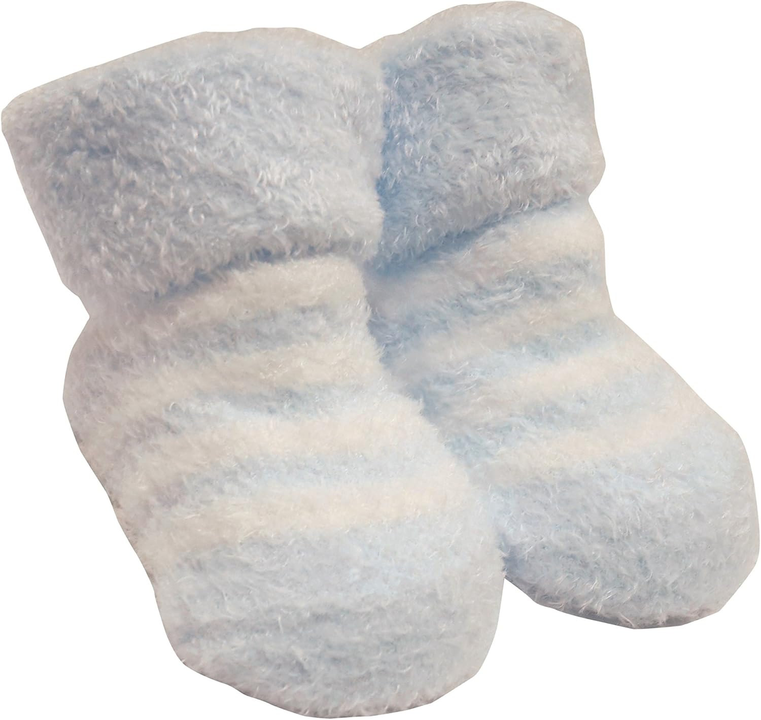 Playette Chenille Bootie Socks 2 Pack for 0-3 Months Boys, Blue image number 2