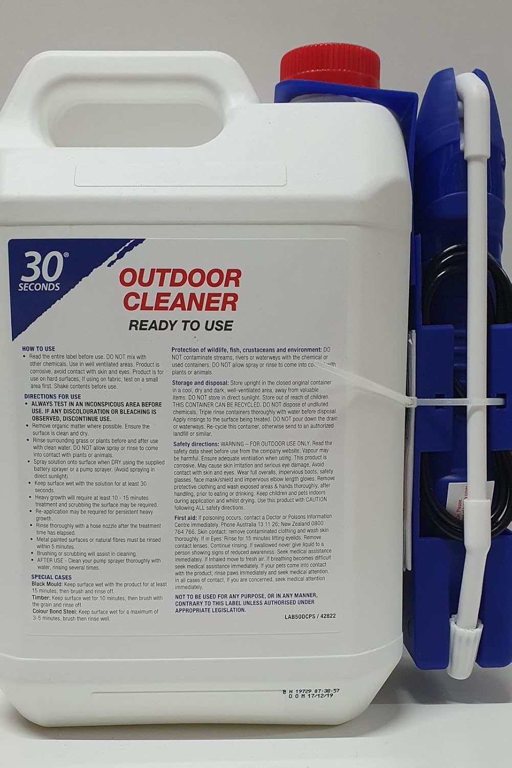 30 Seconds Outdoor Cleaner Power Sprayer, 5 Litre image number 1