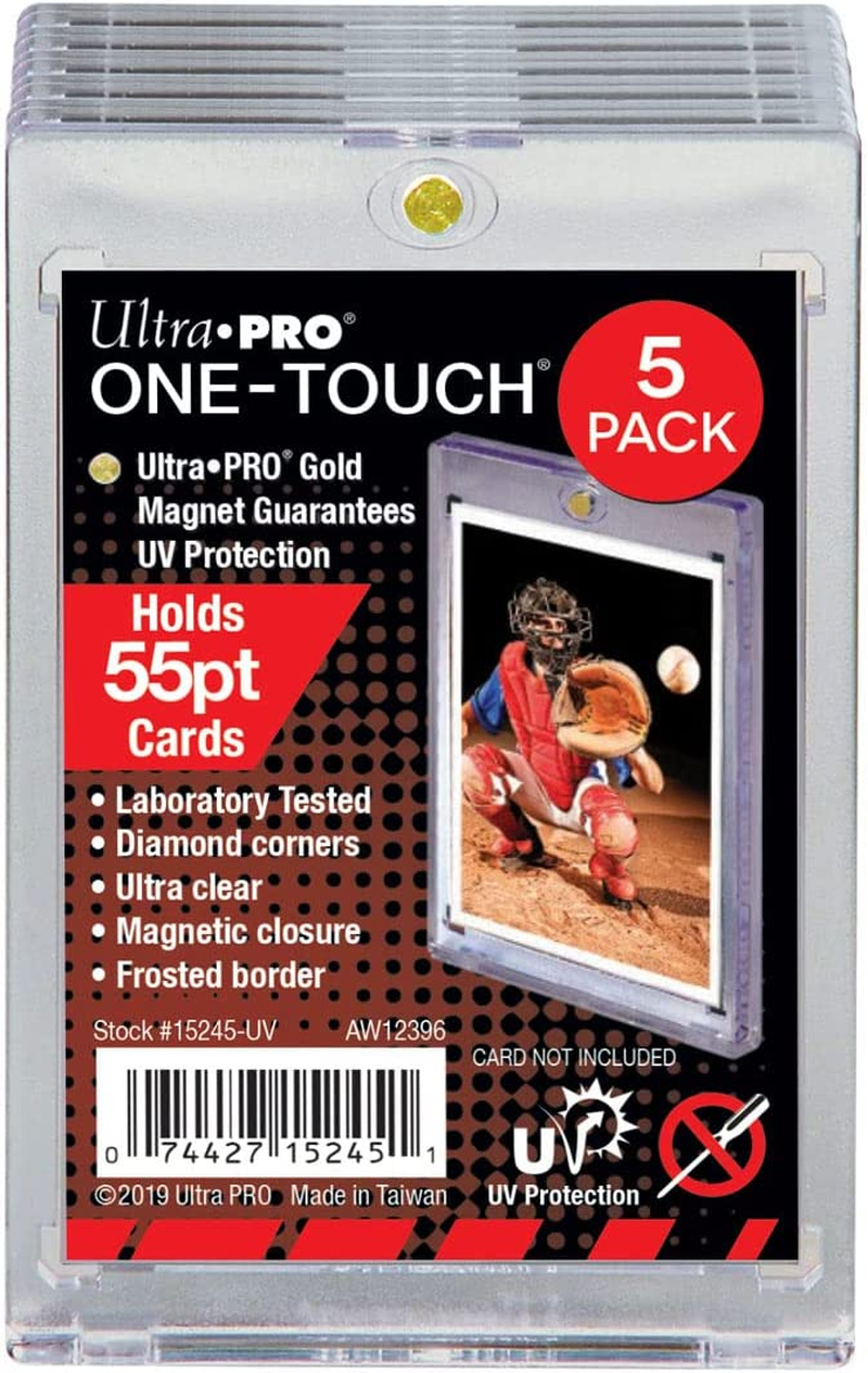 Ultra Pro 55PT UV One-Touch Magnetic Card Holder (Pack of 5)