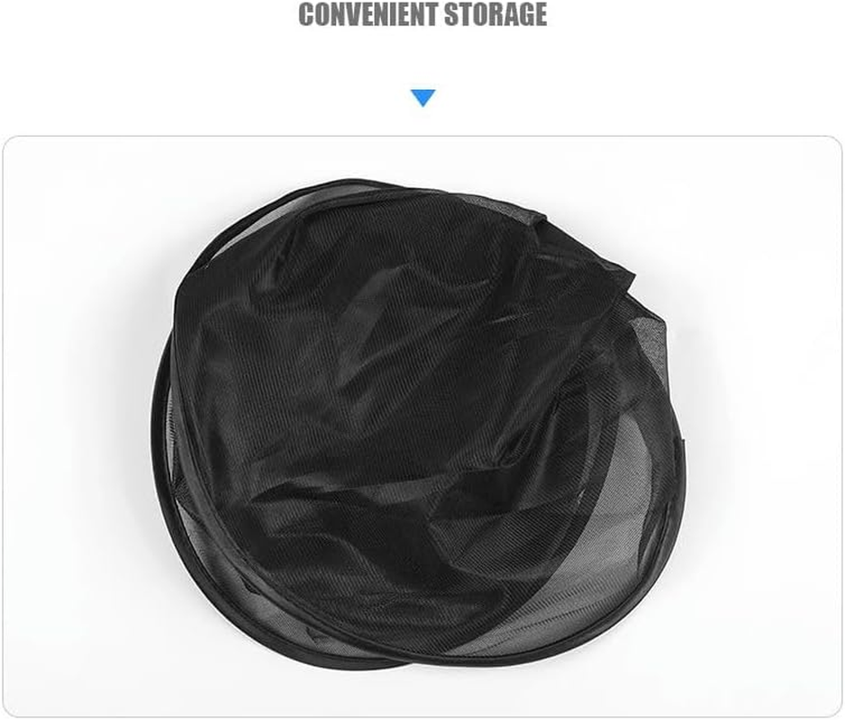 Car Window Shade for Side Windows, Foldable Double-Layer Mesh Sunshade with Strong Suction Cups, UV Protection Heat Block for Kids Pets, Universal Fit Car Sunshade,36Cm*44Cm(2Pcs) image number 1