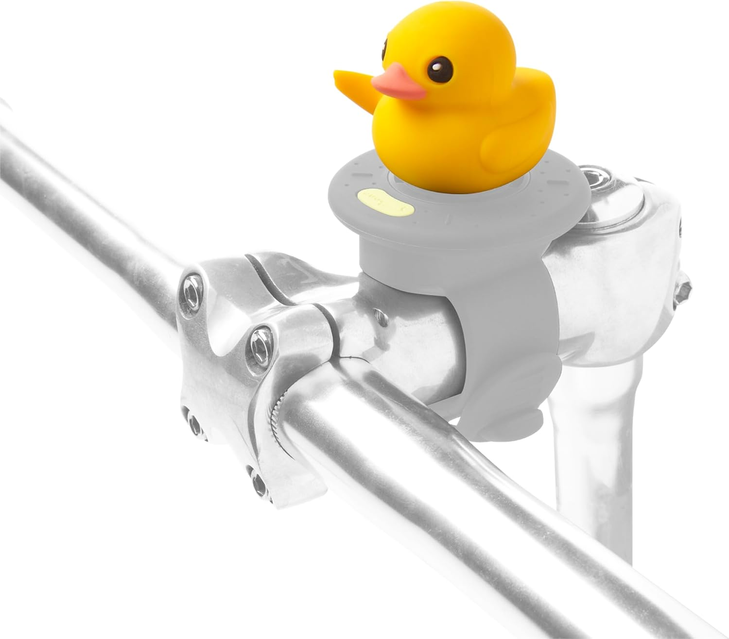 Bone Character Bike Domestique (Strap or Lock on Type), Cute Bicycle Ornament for Stem & Handlebar, Waterproof Silicone Toy Decoration for Scooters, Cycling Accessory for Kids