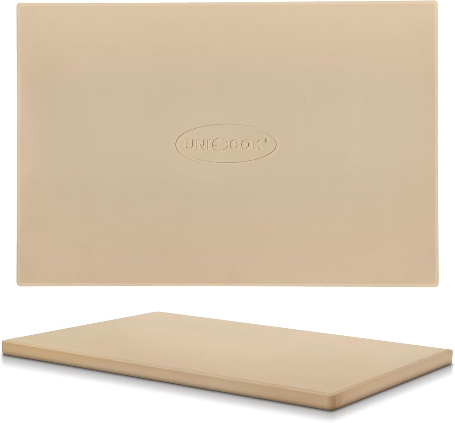 Unicook Large Rectangle Pizza Stone 20" X 13.5" Cordierite Heavy Duty Impact Resistant Pizza and Bread image number 1