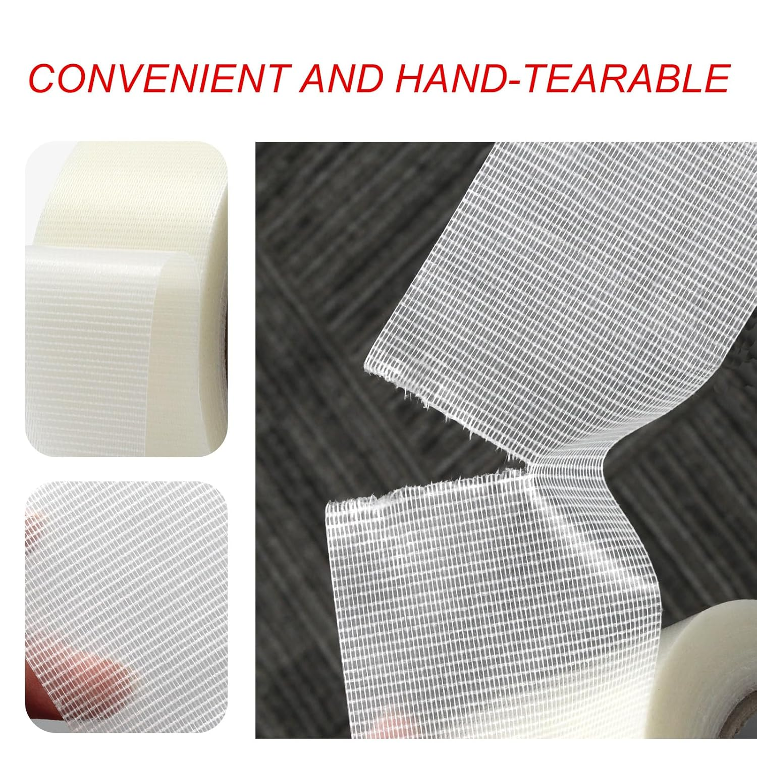 Welstik Tape Professional Grade Duct Tape, Waterproof Cloth Fabric,Colored Heavy Duty Tape for Photographers,Repairs, DIY, Crafts, Indoor Outdoor Use, Waterproof Tape,2 Inch X 45 Yards, Clear image number 5