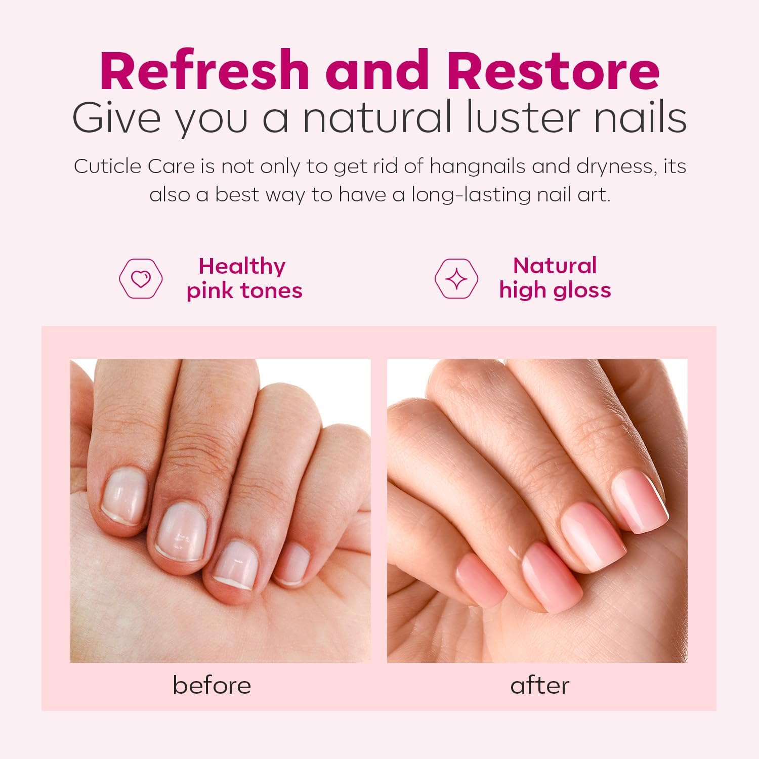 Modelones Cuticle Remover Kit - Cuticle Remover Cream & Cuticle Oil, Cuticle Care Kit W/Cuticle Trimmer Cuticle Pusher & Cuticle Nipper for DIY Nail Manicure, Removedor De Cuticula for Nail Care image number 4