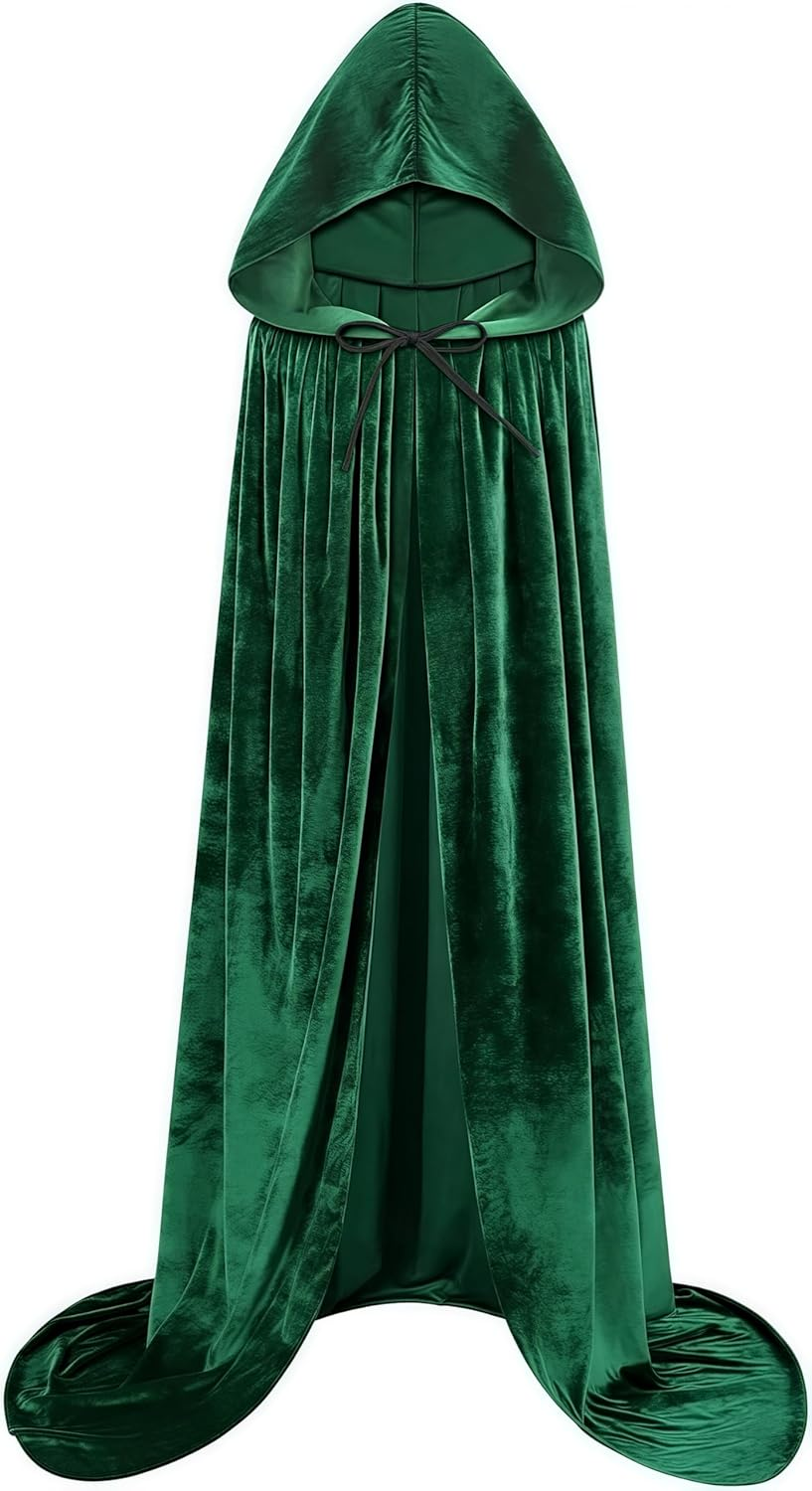 Men'S Women Cosplay Cloak Robe Costume Halloween Tunic Hooded Uniform Halloween Costume Accessories image number 3