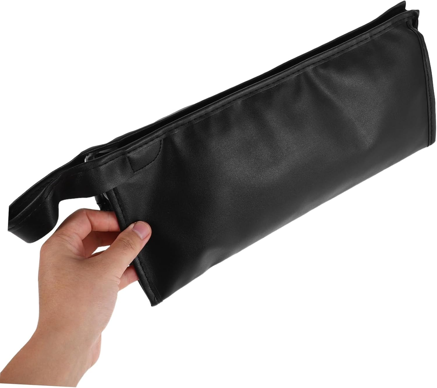 Portable Hair Dryer Storage Bag with Padded Interior PU Material Lightweight Travel Carrying Case for Hair Dryer Curling Iron Styling Tool Organizer with Multiple Compartments For image number 1