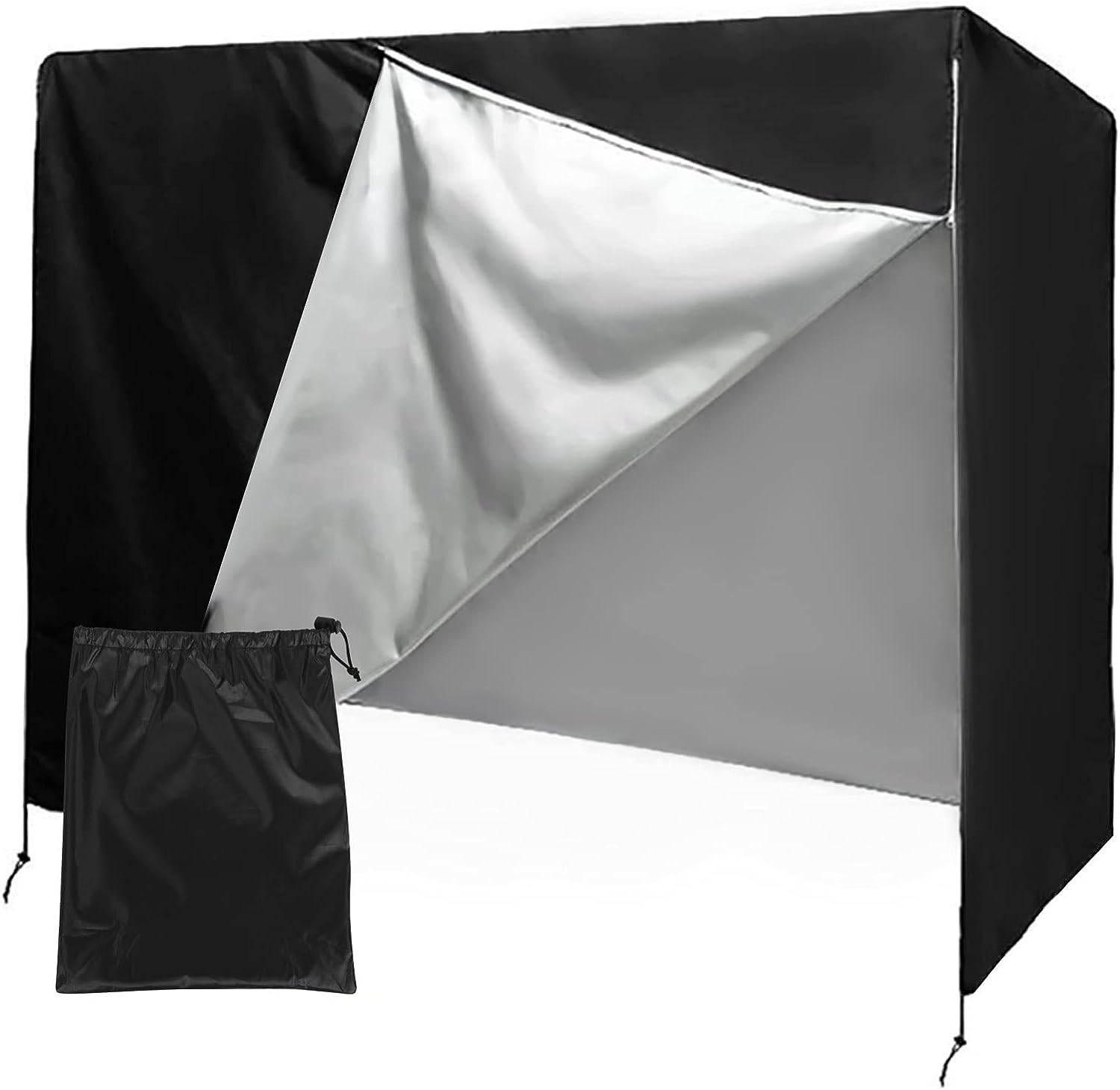 Garden Swing Cover 3-Seater Swing Hammock Cover Outdoor Garden Patio Protector Sun Shade Waterproof Chair Cover image number 5