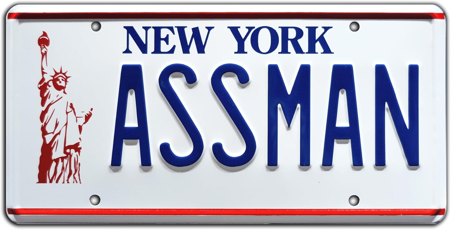 Cosmo Kramer | ASSMAN | Metal Stamped License Plate image number 3