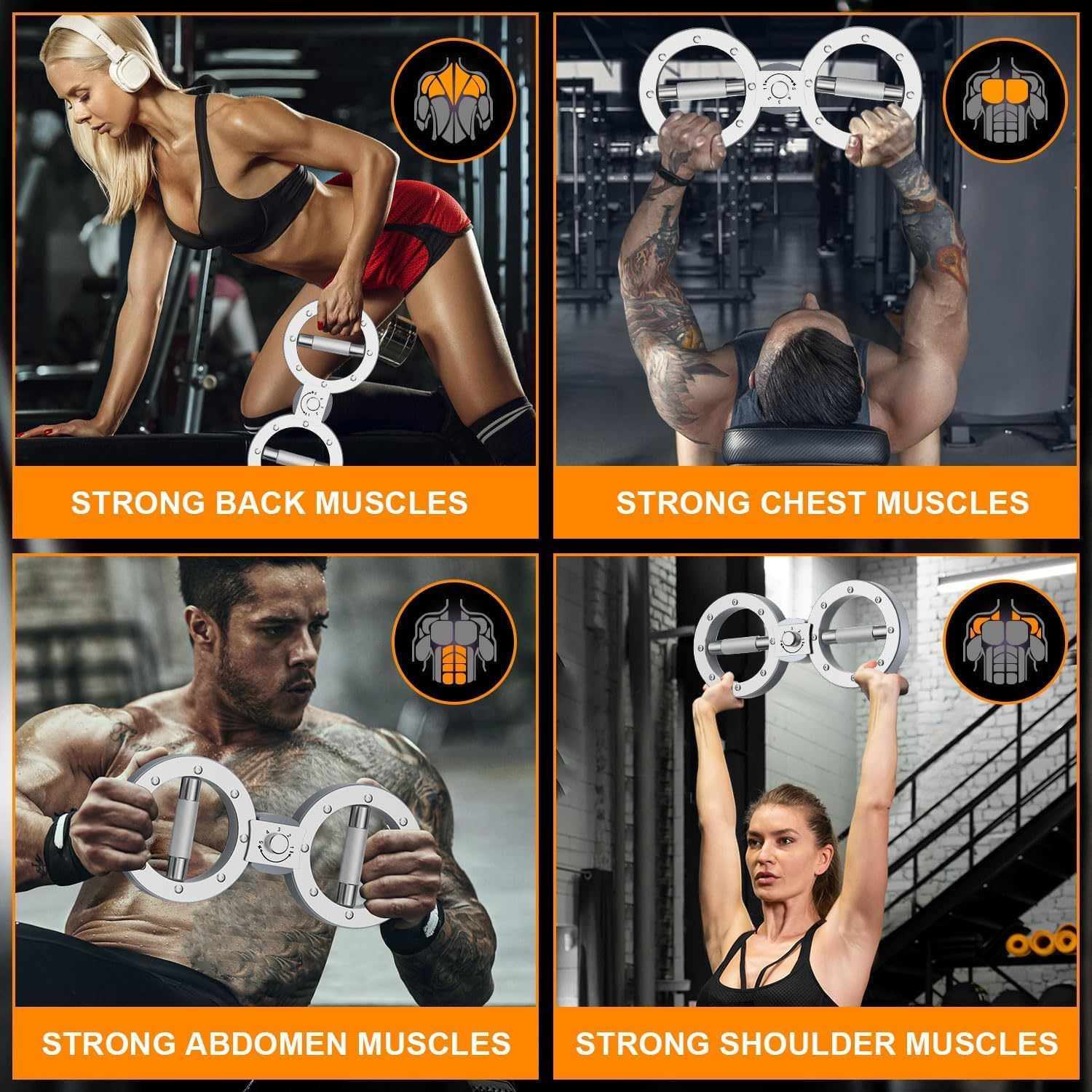 Twister Arm Exerciser - Arm Exercise Equipment with 12LB Adjustable Resistance,Forearm Strength Trainer for Men&Women with 360 Degree Rotator image number 4