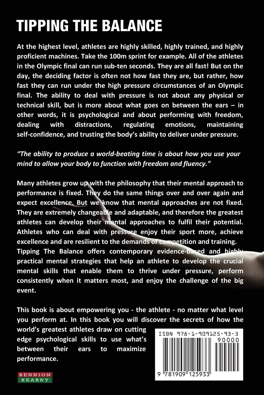 Tipping the Balance: the Mental Skills Handbook for Athletes [Sport Psychology Series] image number 1