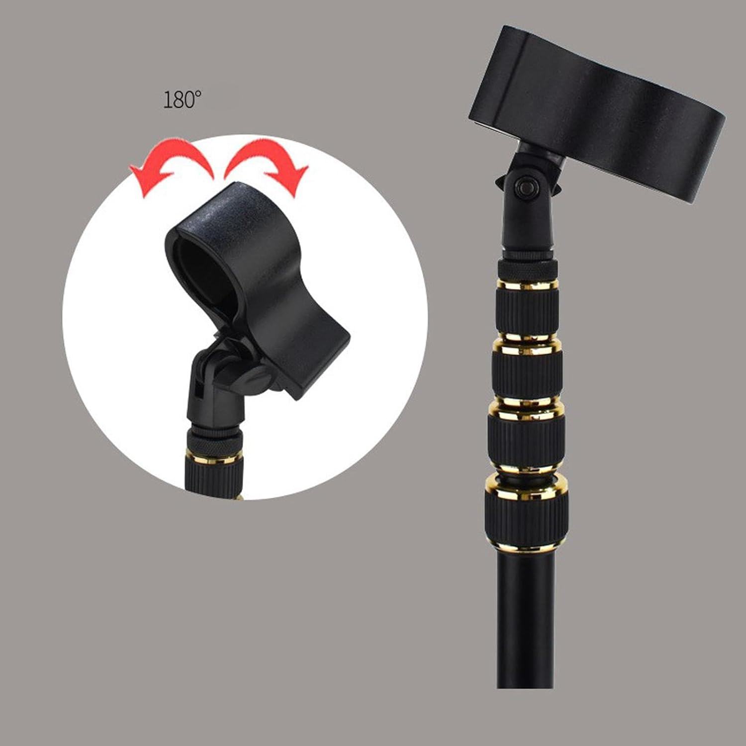 Blow Dryer Holder Stand Adjustable Tripod for Bathroom and Home Use image number 5