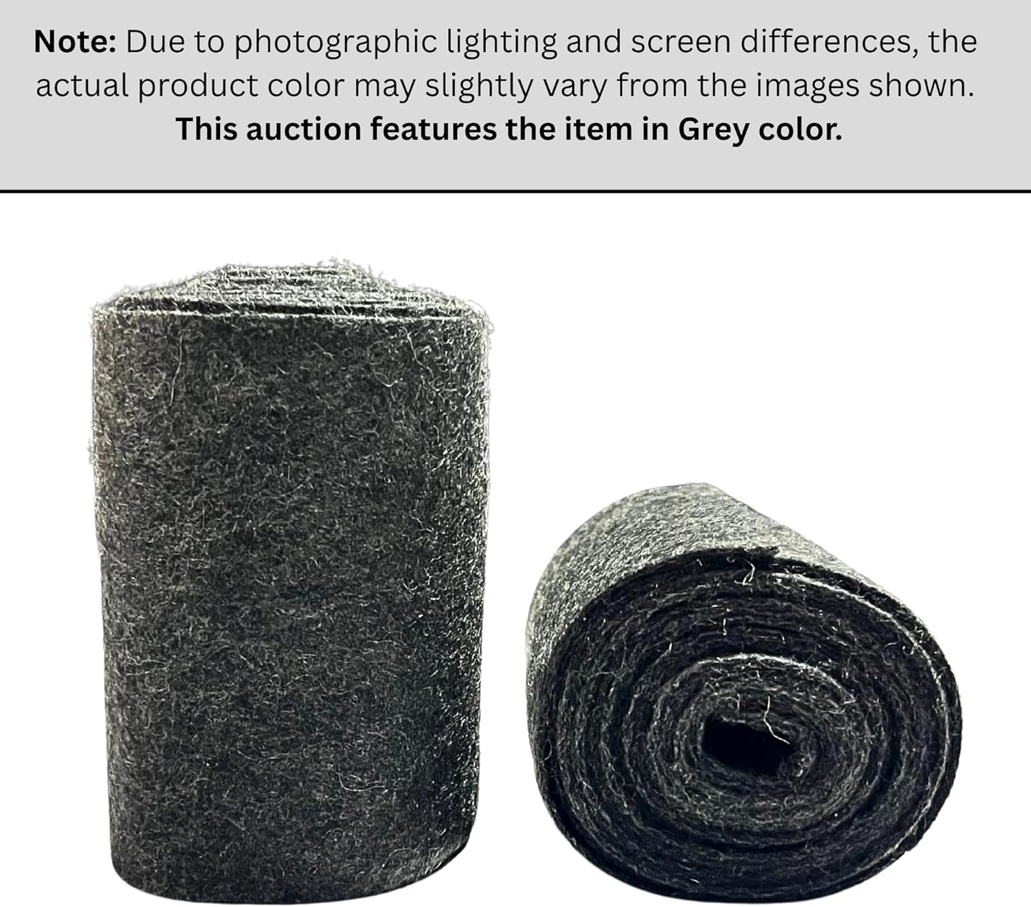 Medieval-Sca-Larp Reenactment Viking Wool Puttees - Grey Color image number 2